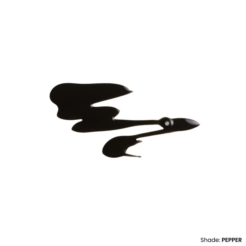 OFIR Brow Tonic Serum Browliner | Smudge-Proof Matte Finish | Hybrid Makeup & Skincare with Hyaluronic Acid & Plant Extracts | Strengthening | Cruelty-Free Brow Serum| Pepper - Cool Black, 0.057 Oz