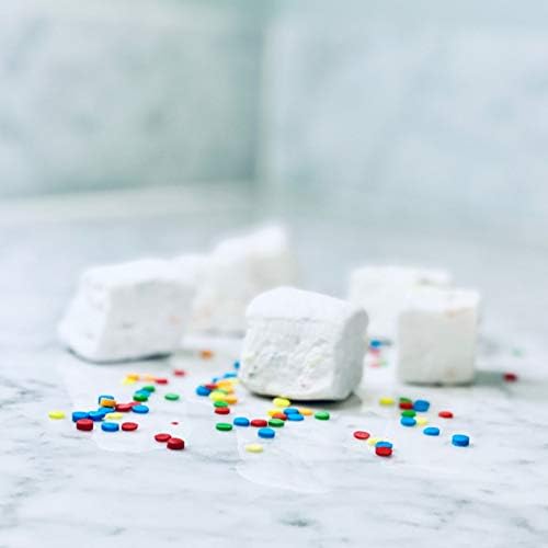Hammond’s Candies Gourmet Marshmallows – Birthday Cake | Great for Snacking, Hot Chocolate, S’mores, Baking | Gluten-Free, Kosher, Handcrafted in the USA | 2 Pack
