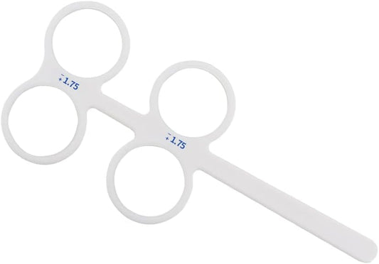 Top Brand 4 Lens Plastic Optical Flipper Ophthalmic Holder Eye Trainer occluder Optometry Equipment (Color : 1.75)