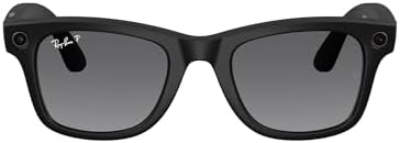 Ray-Ban Meta (Gen 2), Wayfarer, Matte Black | Smart AI Glasses for Men, Women — 2X Battery Life — 3K HD Resolution — 12 MP Ultra-Wide Camera, Audio, Video — Polarized Gradient Graphite Lenses