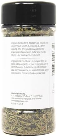 Badia Tarragon 0.5 oz – Aromatic & Sweet, French-Inspired Flavor, Dried Tarragon Leaves, Gluten Free & Kosher