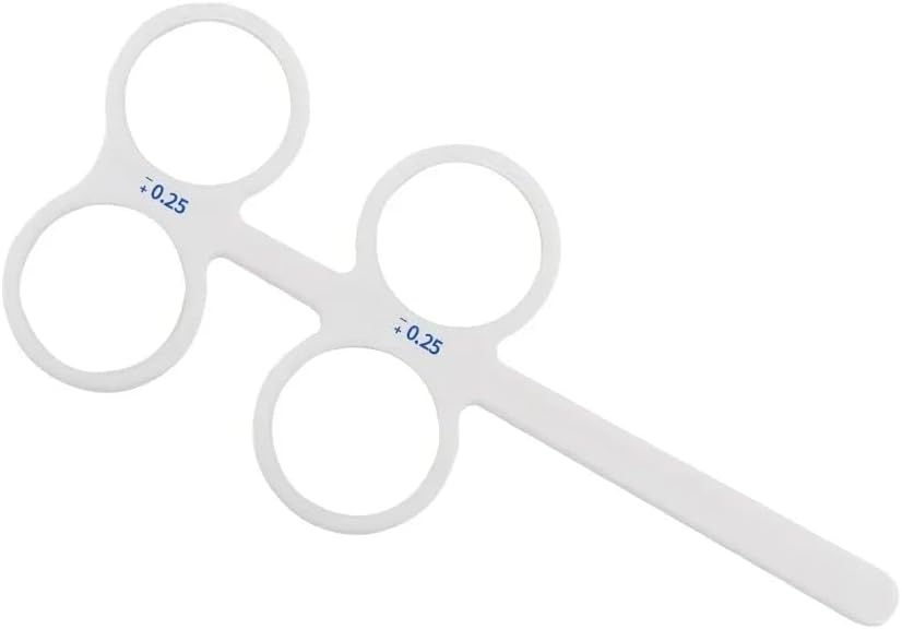 Plastic Optical Flip-Flop Occluder Eye Trainer, 4 Lenses, Optometric Equipment (ZP0.25)