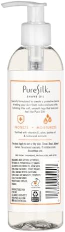 Pure Silk Island Citrus Shave Oil for Women | Shaving Oil for Smooth Shave, All Skin Types | Hydrating Vitamin E, Aloe, Botanical Extracts Protects & Moisturizes | 7.7 FL OZ (Pack of 1)