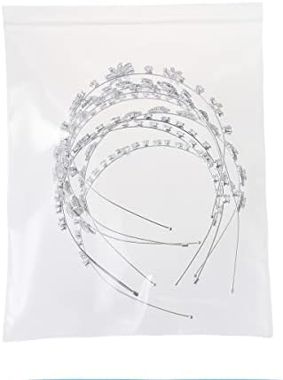 1000PCS 8"x10" Clear Small Plastic Resealable Poly Zip Bags Lock Baggies For Packaging Photo Card Jewelry Bag Durable Thick 2.4 Mil