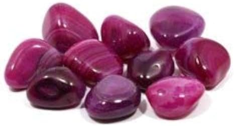 Pink Agate Tumble Stone (20-25mm)