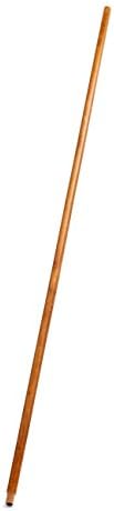 Rubbermaid Commercial Products Broom Handle with Threaded Tip, 60-Inch Lacquered Wood Handle for Floor Cleaning/Sweeping in Home/Office, Pack of 12