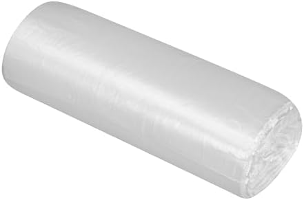 Restaurantware-RW Clean, 45 Gallon Trash Bags, 100, Heavy-Duty Garbage Can Liners- Fits 40-45 Gallon Trash Cans, Stretchable, Clear, Plastic, Bin liners with Star Seal Bottom,