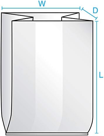 42" x 32" x 54" x 2 mil Clear Eco-Manufactured Plastic Bin and Gaylord Liners (Roll of 110)