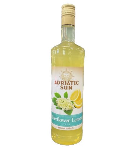 ADRIATIC SUN Elderflower & Lemon Syrup 1L