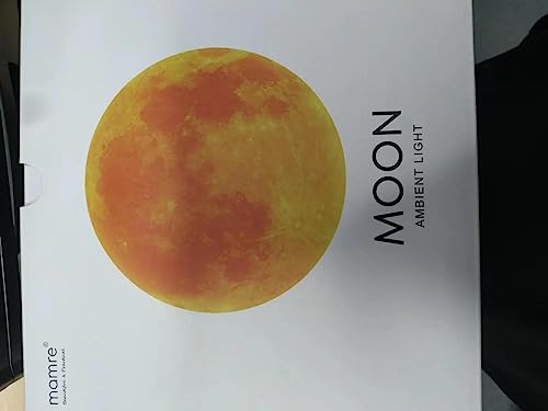 mamre Moon Lamp for Living Room, Decoration Night Light, Anniversary Valentine Gifts for Him, Mr & Mrs Signs for Wedding Table Décor, Home Gift Xmas Gift, Newlywed Couples Under The Full Moon