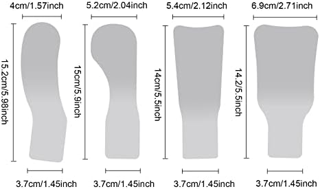 4 Pcs/Set Dental Photography Mirrors,Fog Free Intraoral Photography Mirror, 2 Sided Intraoral Photo Reflector with Fan and Light,Automatic Defogging Stainless Steel Occlusal Mirror