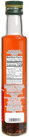Mantova Organic Chili Flavored Extra Virgin Olive Oil 8.5 Oz (Pack of 4)