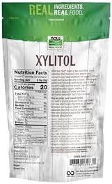 NOW Foods, Xylitol, Pure with No Added Ingredients, Keto-Friendly, Low Glycemic Impact, Low Calorie, 1-Pound (Packaging May Vary)