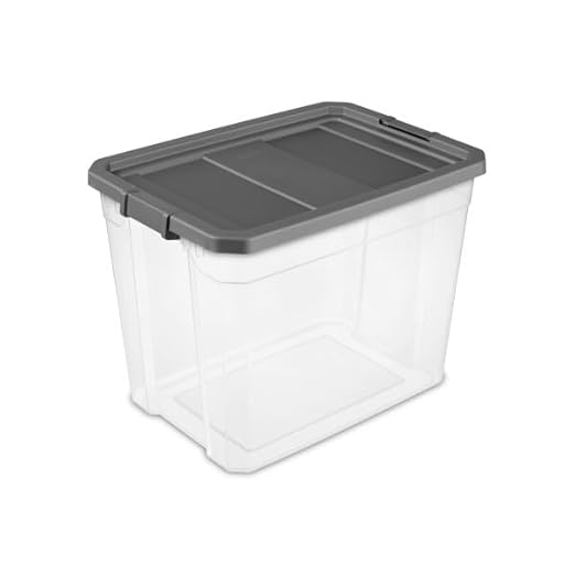 Sterilite 16-Pack Modular Stacker Box, Durable Clear Plastic Storage Bins with Latching Lids, 108 Quart - Stackable Organizing Container Boxes for Closet, Bathroom, and Office