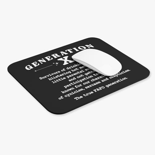Teegarb Letter Blanket Generation X Hose Water – Funny Gen X FAFO Mousepad with Sarcastic Humor