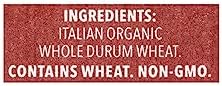 DeLallo Whole Wheat Penne Pasta, 1 Pound Bag, (7 Pack), 100% Certified Organic, Made in Italy, Whole Grain, Bronze Cut, Made with Only Durum Wheat Semolina Flour, Kosher, Vegan