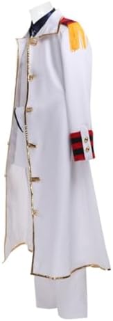 Men Garp Costume Garp White Uniform Adult Outfit Halloween Suit