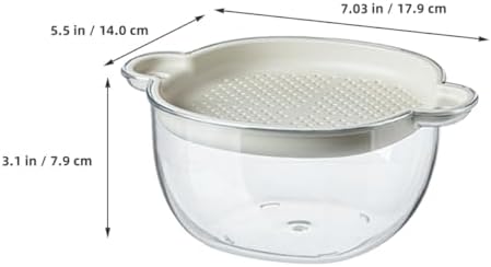 Zerodeko Multifunctional Plastic Vegetable Washing Basket and Fruit Draining Strainer, Dual-layer Colander with Frosted Finish, Kitchen Food Strainer for Home Produce Washing and Draining