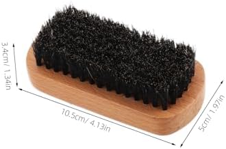 Outanaya 2pcs Facial Hairbrush Men Brush for Beard Detangling Hairdressing Shoe Brush Tool