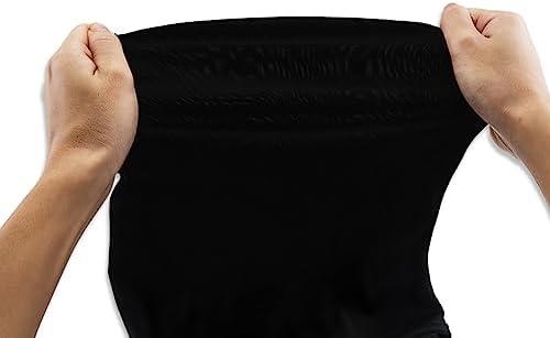 2 Pcs Black Full Face Mask Cover Faceless Skin Masks Halloween Cosplay Spandex Hood Mask for Unisex Cosplay