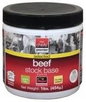 Major Chefs Select Beef Base, 1 Pound jar PASTE GLUTEN FREE- 6 PACK