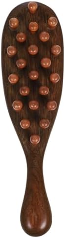 FOMIYES Sandalwood Massage Comb with Wide Tooth Design and Ergonomic Handle for Scalp Stimulation and Gentle Hair Detangling Natural Wood Scalp Massager for Relaxation and Improved Blood Circulation