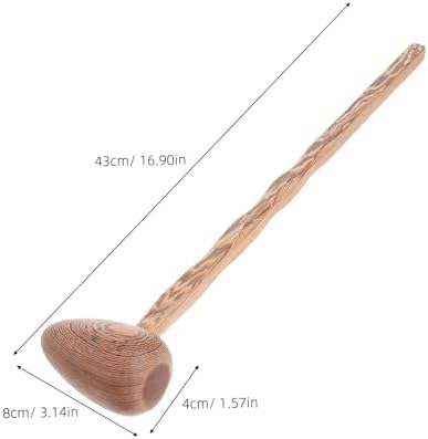 MAGICLULU Wooden Massager Back Hammer, Knob Shoulder Massage Tool for Muscle Relief, Handheld Body Massage Hammer for Wellness and Relief
