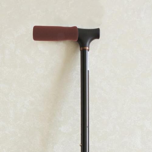 Mobestech 4pcs Cane Handle Grip Replacement Walking Cane Hand Grip Foam Cane Handle Cushion Offset Cane Sponge Grips for Cane