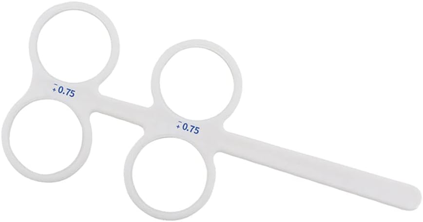 Top Brand 4 Lens Plastic Optical Flipper Ophthalmic Holder Eye Trainer occluder Optometry Equipment (Color : 1.75)