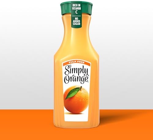 SIMPLY ORANGE JUICE - PULP FREE, 46oz