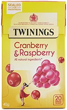 Twinings - Cranberry & Raspberry 20 Teabags - 40g