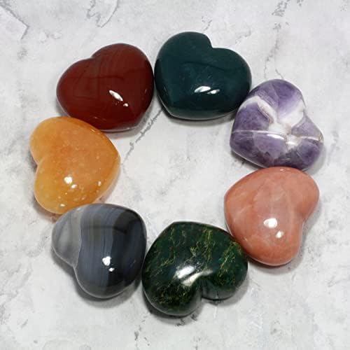 Green Goldstone Crystal Heart ~45mm