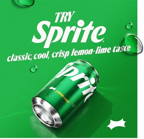 Sprite Zero Sugar Lemon Lime Diet Soda Pop Soft Drinks, 12 fl oz, 8 Pack