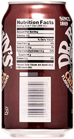 Dr. Browns Soda, Cream Soda, 12 oz can (Pack of 18, Total 216 Oz)