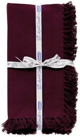 April Cornell Essentials Napkin Set of 6, Eggplant