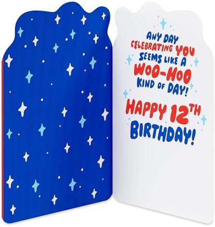 American Greetings Epic 12th Birthday Card for Kids, Happy Birthday Card for 12-Year-Old Boys or Girls (Celebrating You)