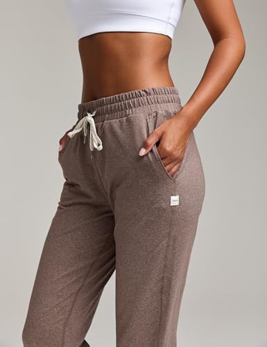 Wenamelt Women’s Performance Joggers 25''/27.5'' Drawcord Elastic Waistband Mid Rise Casual Track Pants with Pockets