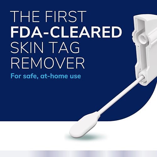 Dr. Scholl's Complete Care Skin Tag Remover Kit, 12 ct – Removes Skin Tags in As Little As 1 Treatment, FDA-Cleared & Clinically Proven, Permanent Results, Plus Serum