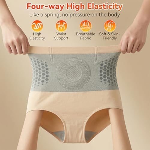 Fat Burning Shorts for Women High Waisted 4 in 1 Thermogenic Body Sculpting Yoga Pants Tummy Control Shaping Panties