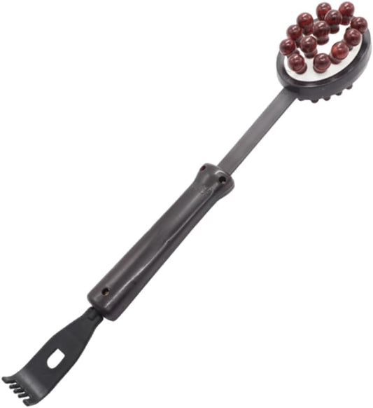 OULIGET Body Massage Hammer,Telescoping Meridians Back Knock Massager,Detachable Heads Back Scratcher,Portable Gua Sha Massage Relaxing Tool
