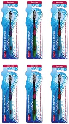 Top Med ETS Smokers Toothbrush Extra Hard (1 Count (Pack of 6))