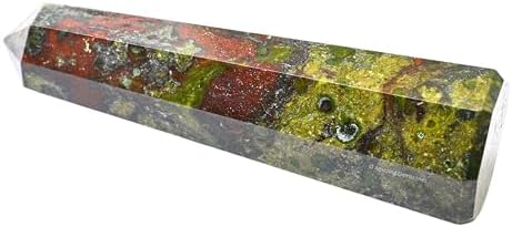 Amazing Gemstone Dragon Bloodstone Crystal Towers - Natural Healing Crystal Point Obelisk for Reiki Healing and Crystal Grid (2" to 3" INCH)