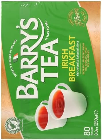 Barry's Irish Breakfast Tea - 1 Pack of 80 Teabags (Pack of 3)