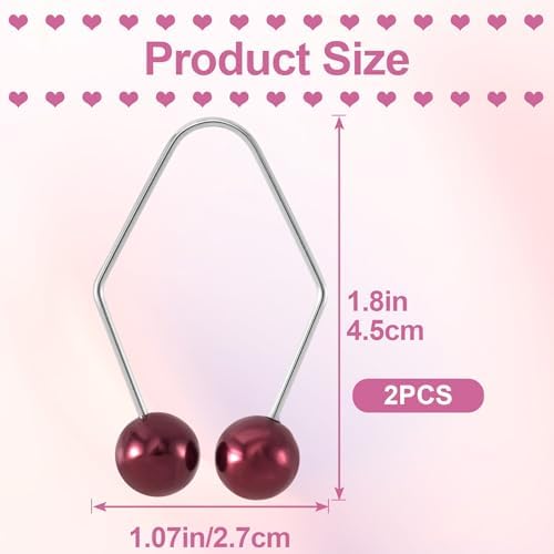 2pcs Natural Dimple Maker for Cheeks, Dark-Red Facial Muscle Dimple Trainer Shaper Exerciser Tools for Beautiful Smile