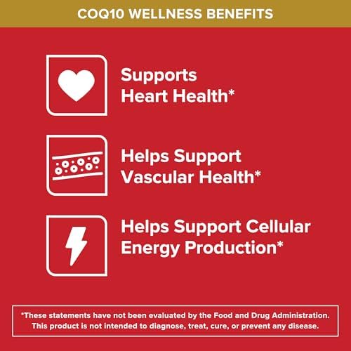 Qunol Ultra CoQ10 100mg Softgels- 3x Better Absorption, Antioxidant for Heart Health & Energy Production, Coenzyme Q10 Vitamins and Supplements, 3 Month Supply, 90 Count