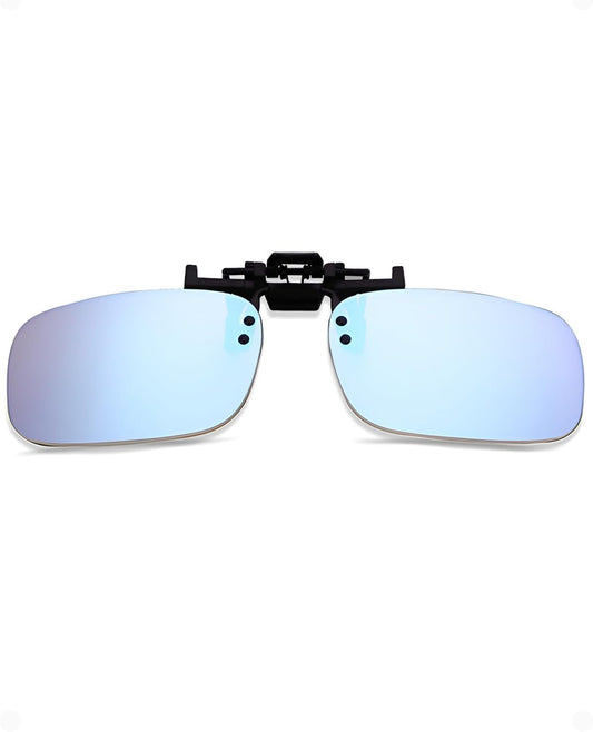 Clip-on Flip Up Color Blind Glasses for Men, Color Vision Deficiency Correcting & Enhancing Glasses for Red Green Colour Blindness