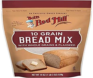 10 Grain Bread Mix with Whole Grains & Flaxseed, 19 oz (539 g), Bob's Red Mill