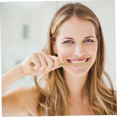 KOMBIUDA Adult Toothbrush Soft Bristles Deep Cleaning Oral Accessory Travel Toothbrush with Non-Slip Handle for Healthy Gums and Teeth