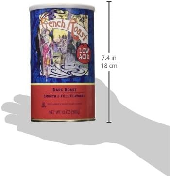 Trader Joe's Low Acid French Roast Coffee - 13 Oz. (Dark Roast, Whole Bean)