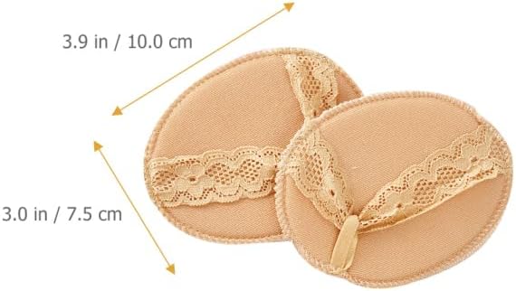 Healeved 4 Pairs Forefoot Shoe Pads Pain Relief Gel Cushion Pads for High Heels Breathable Invisible Forefoot Socks for Women Comfortable Arch Support